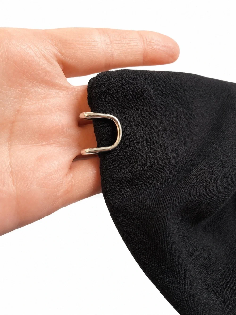 EcoSkin Black Asymmetrical Zip Jacket Convertible Cowl Neck Ponte M